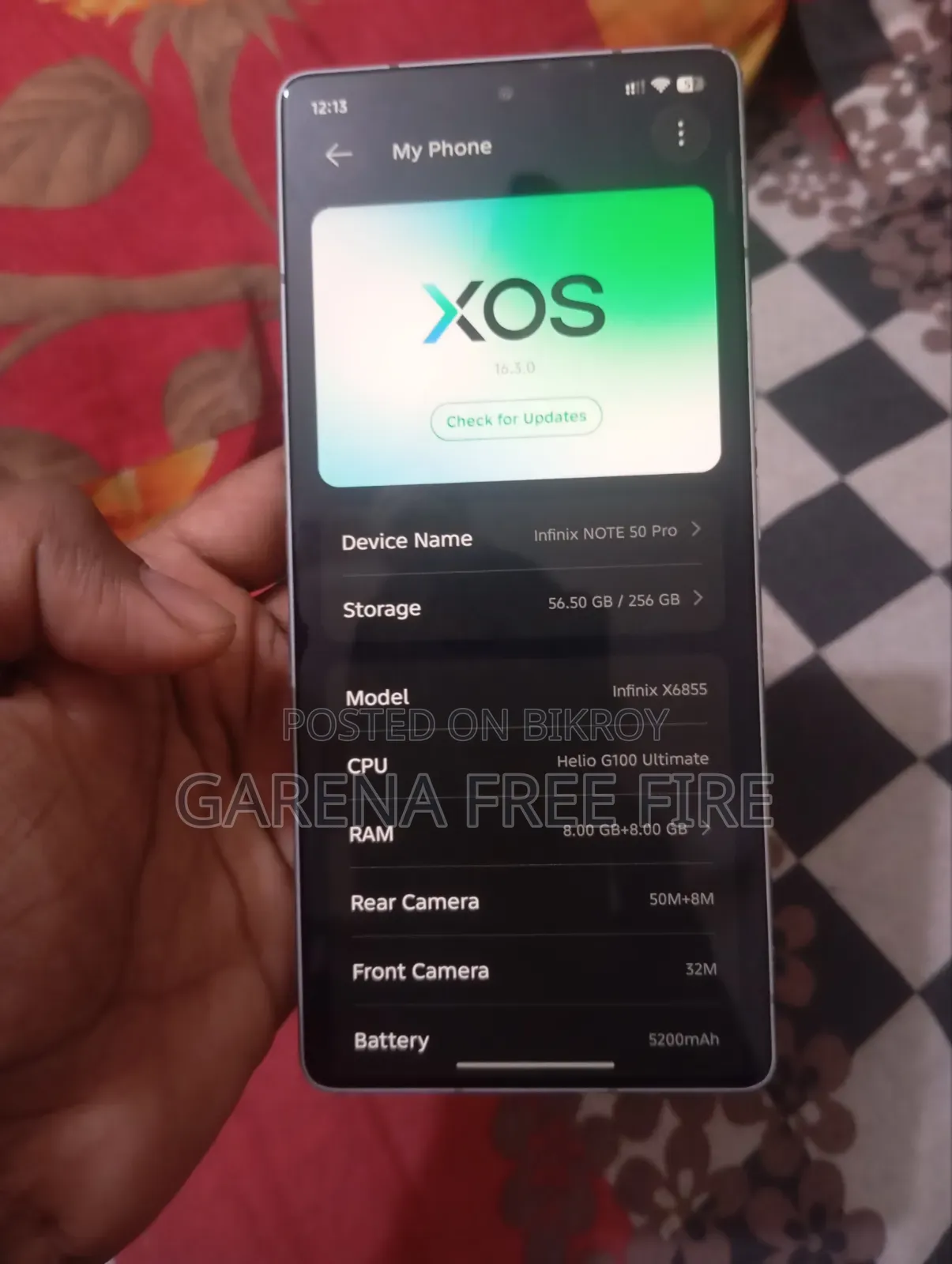 নিউ Infinix Note 50 Pro ২৫৬ জিবি গ্রে