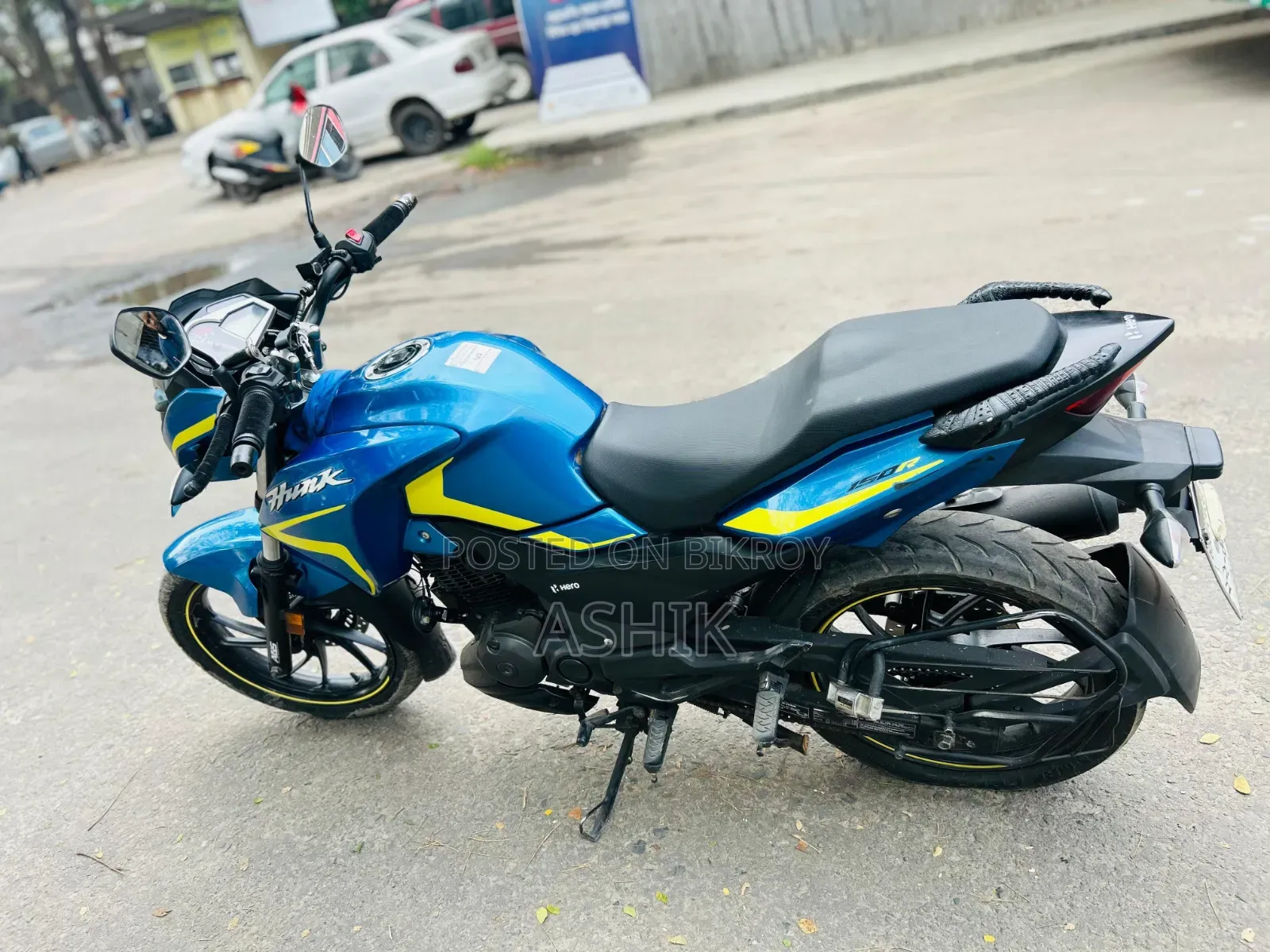 হিরো হাঙ্গার ১৫০আর ডুয়েল ডিস্ক এবিএস ২০২১ ব্লু