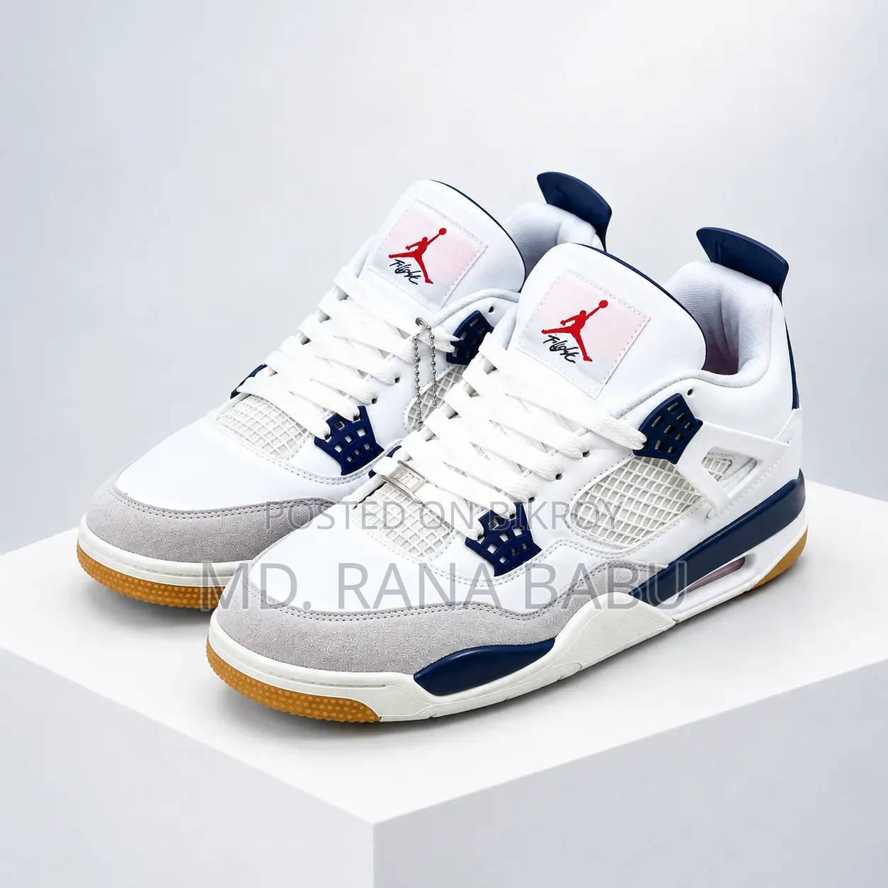 Nike SB X Air Jordan 4 Retro "Navy" (JD008) Sneakers