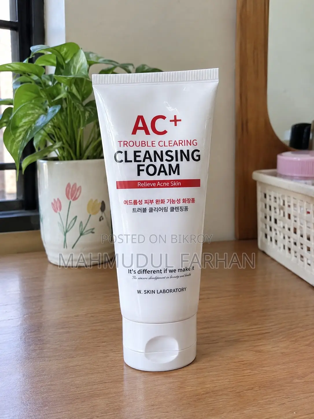 W. Skin Laboratory AC+ Trouble Clearing Cleansing Foam