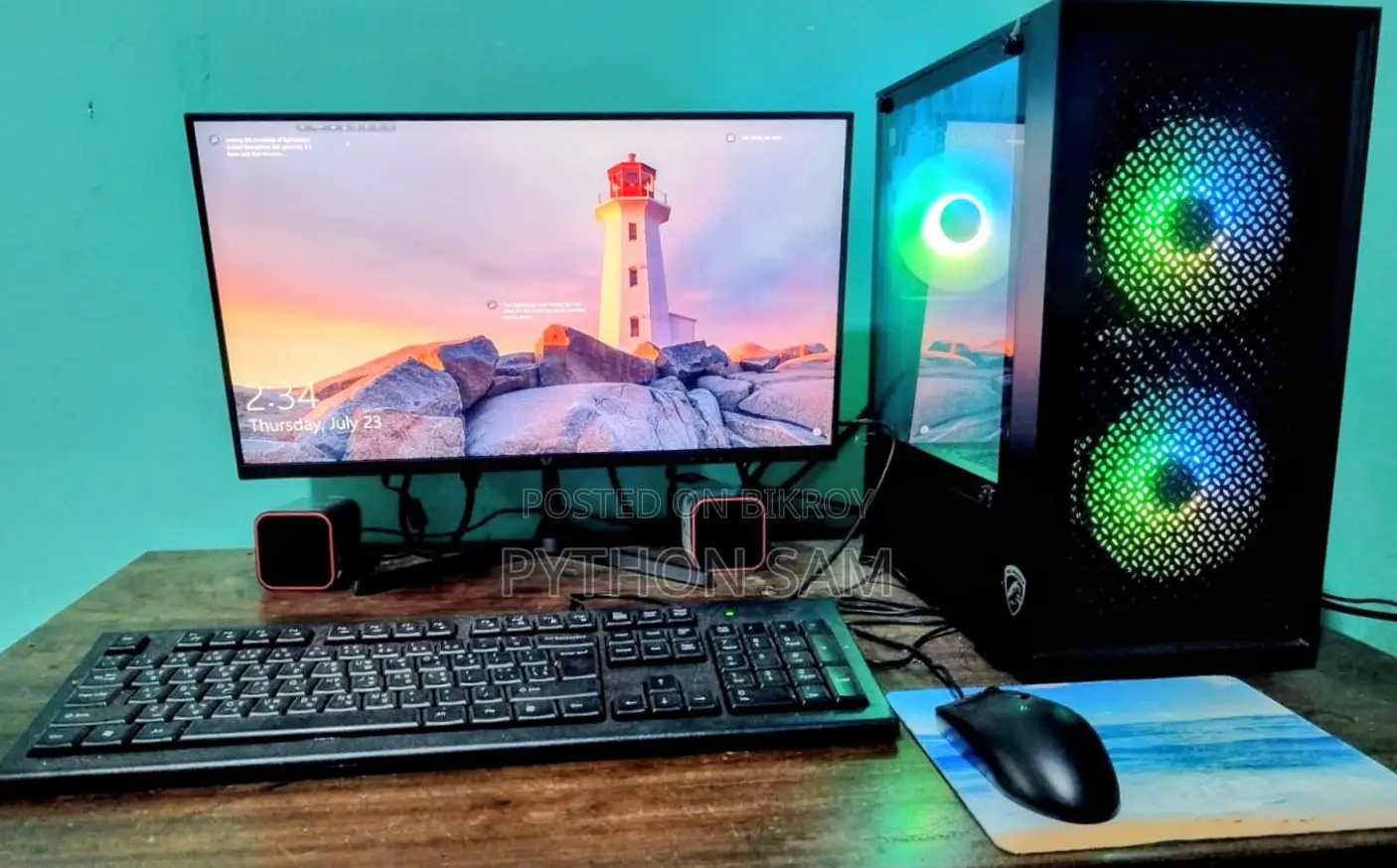 Desktop Computer 8GB AMD Ryzen 5 SSD 256GB