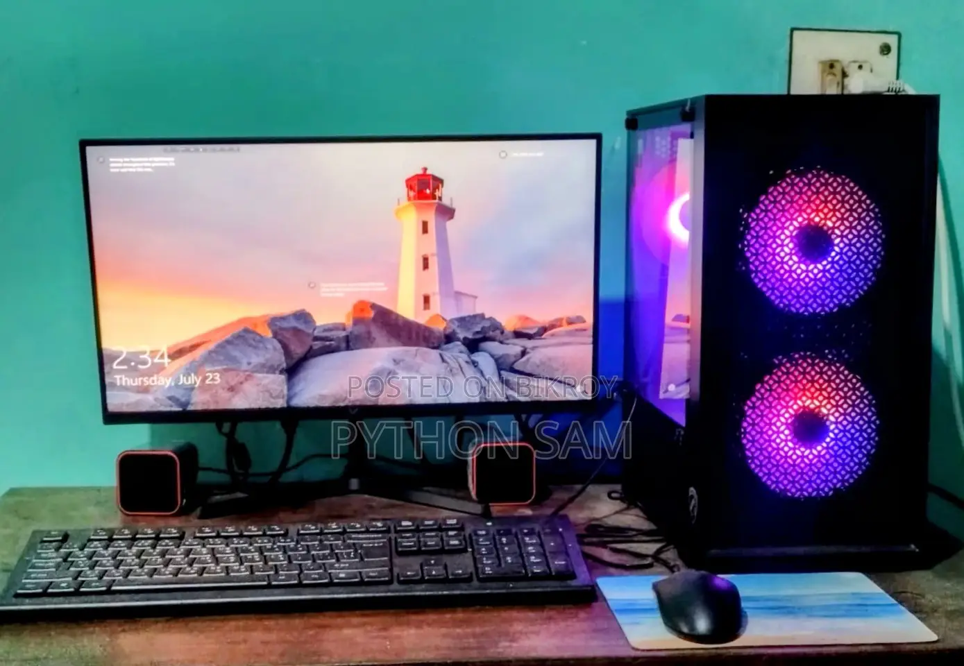 Desktop Computer 8GB AMD Ryzen 5 SSD 256GB