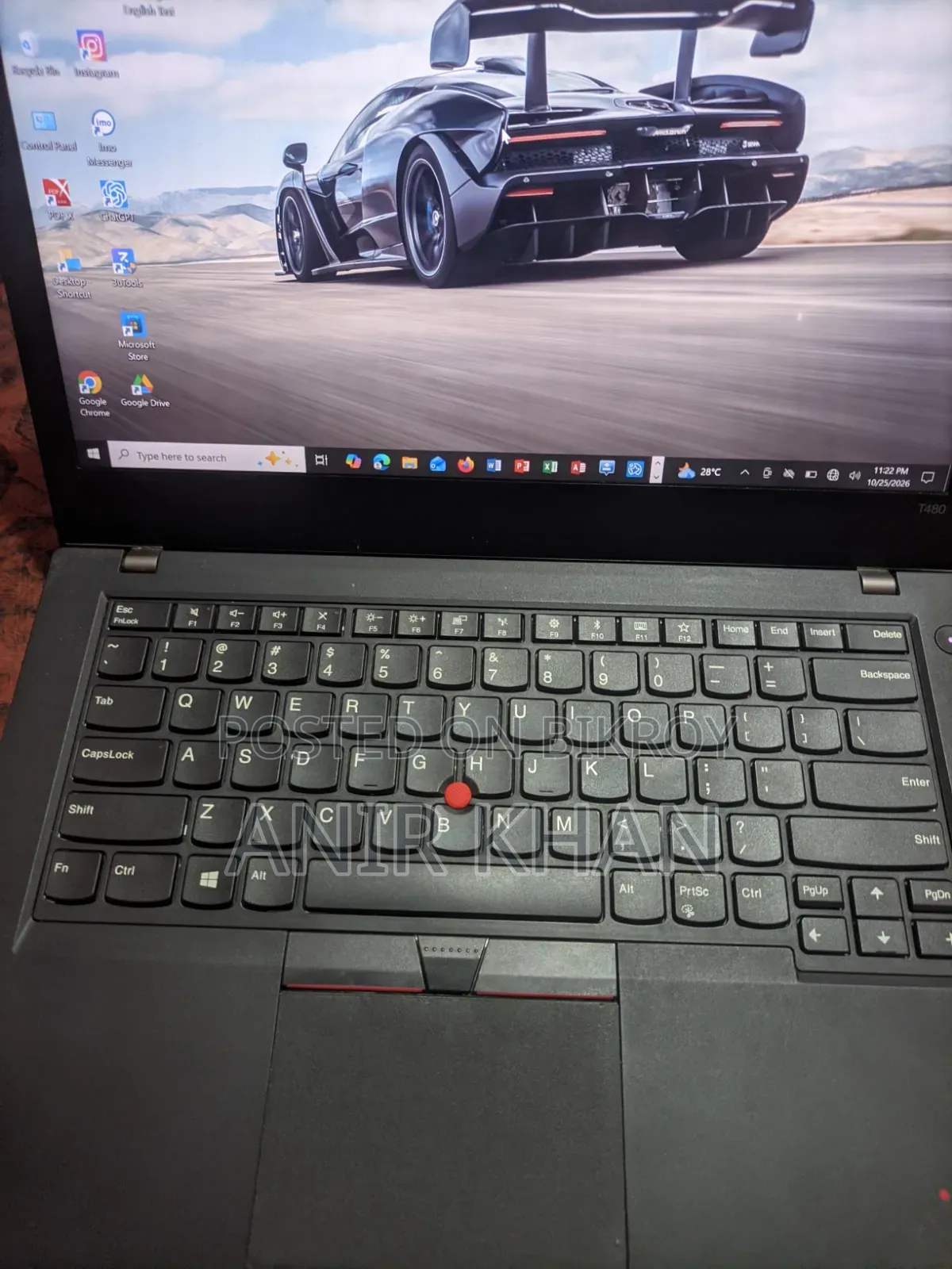 Laptop Lenovo ThinkPad T480 4GB Intel Core i7 HDD 256GB