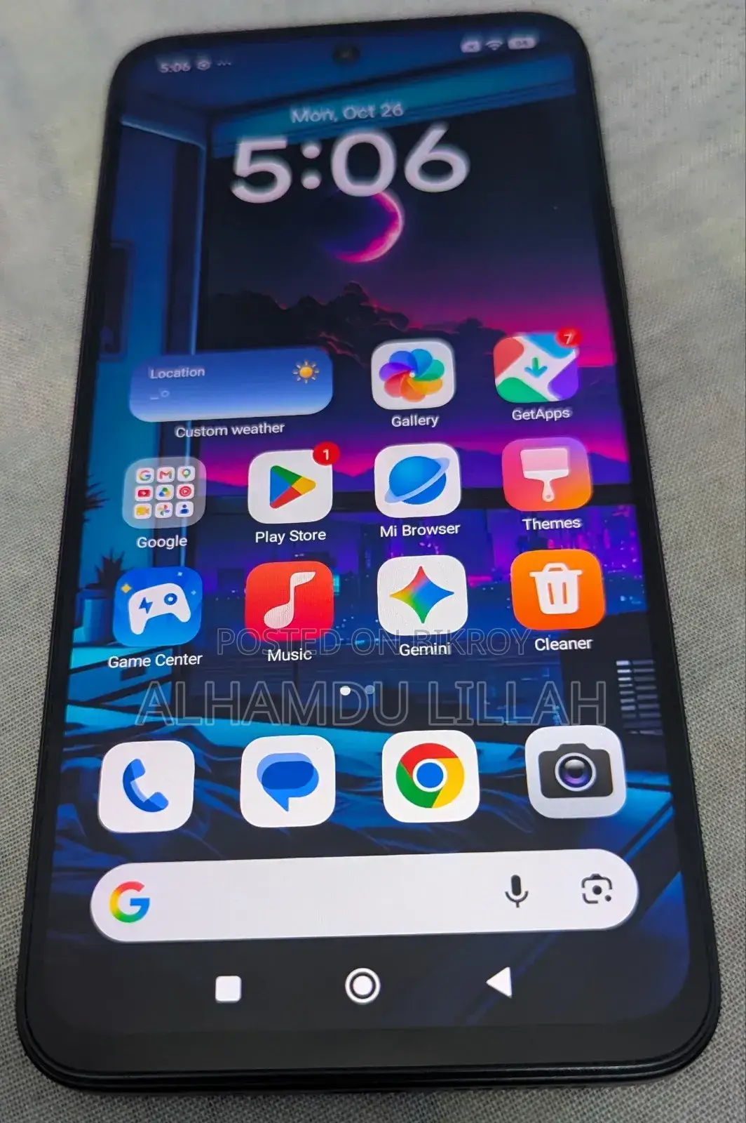 Xiaomi Redmi 15 5G ২৫৬ জিবি ব্ল্যাক