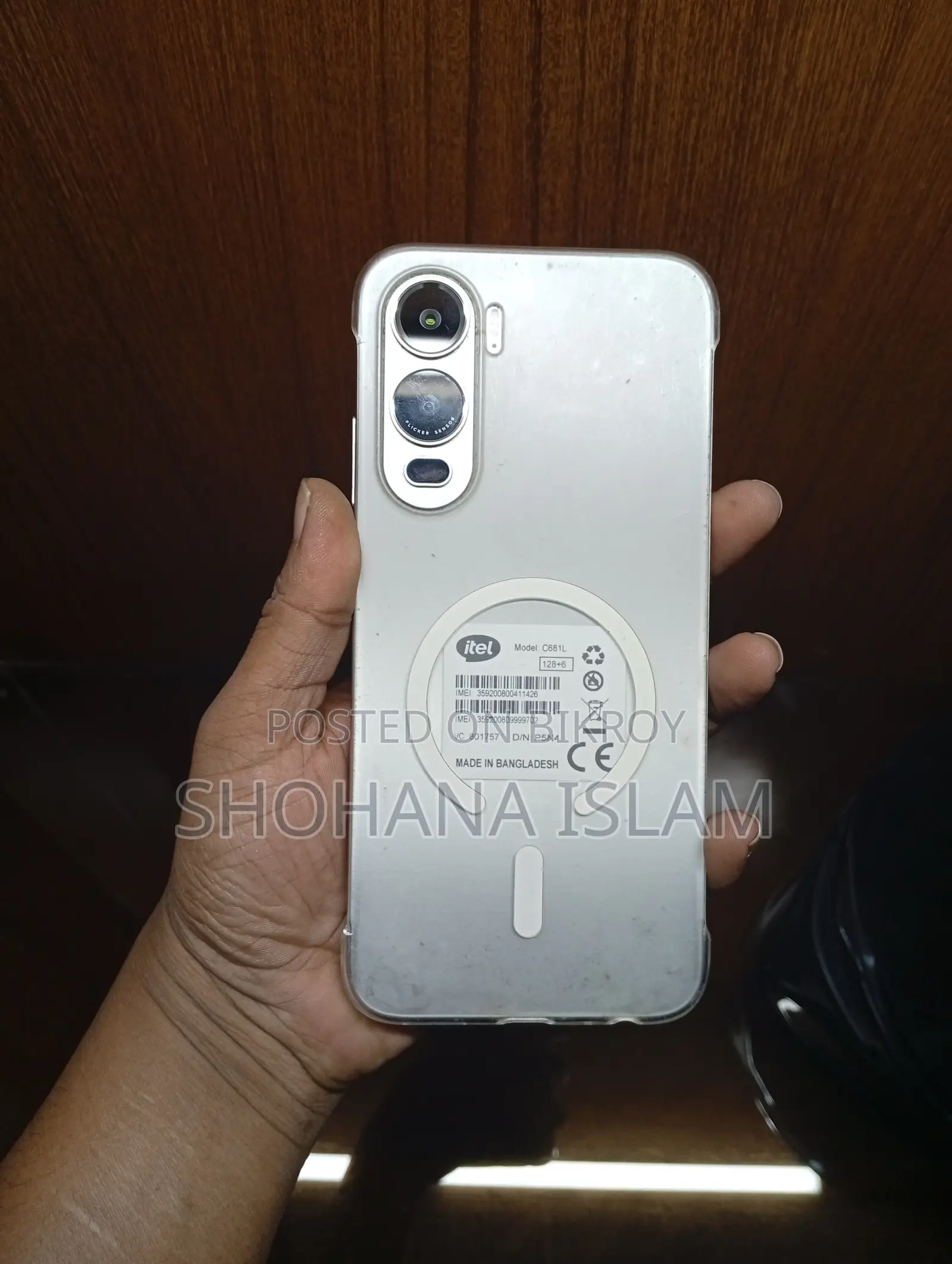 Itel City 200 128 GB Silver
