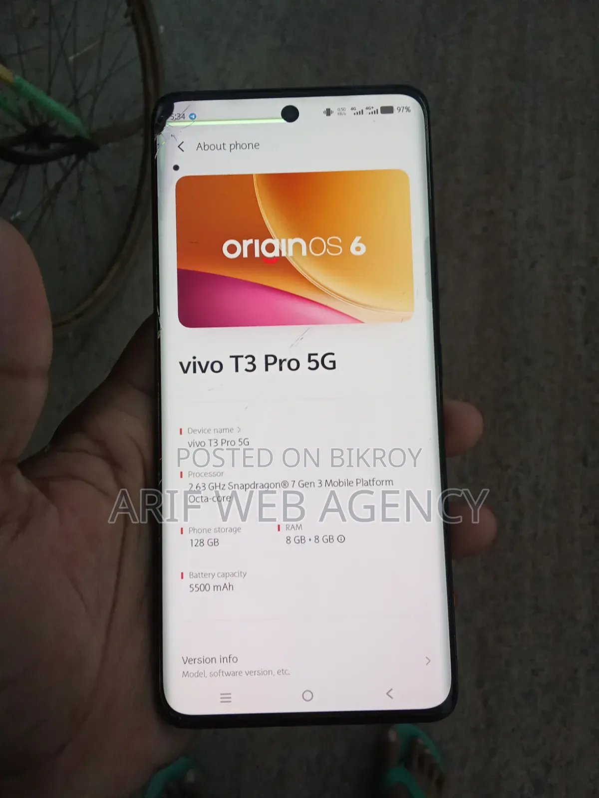 Vivo T3 Pro 128 GB Green