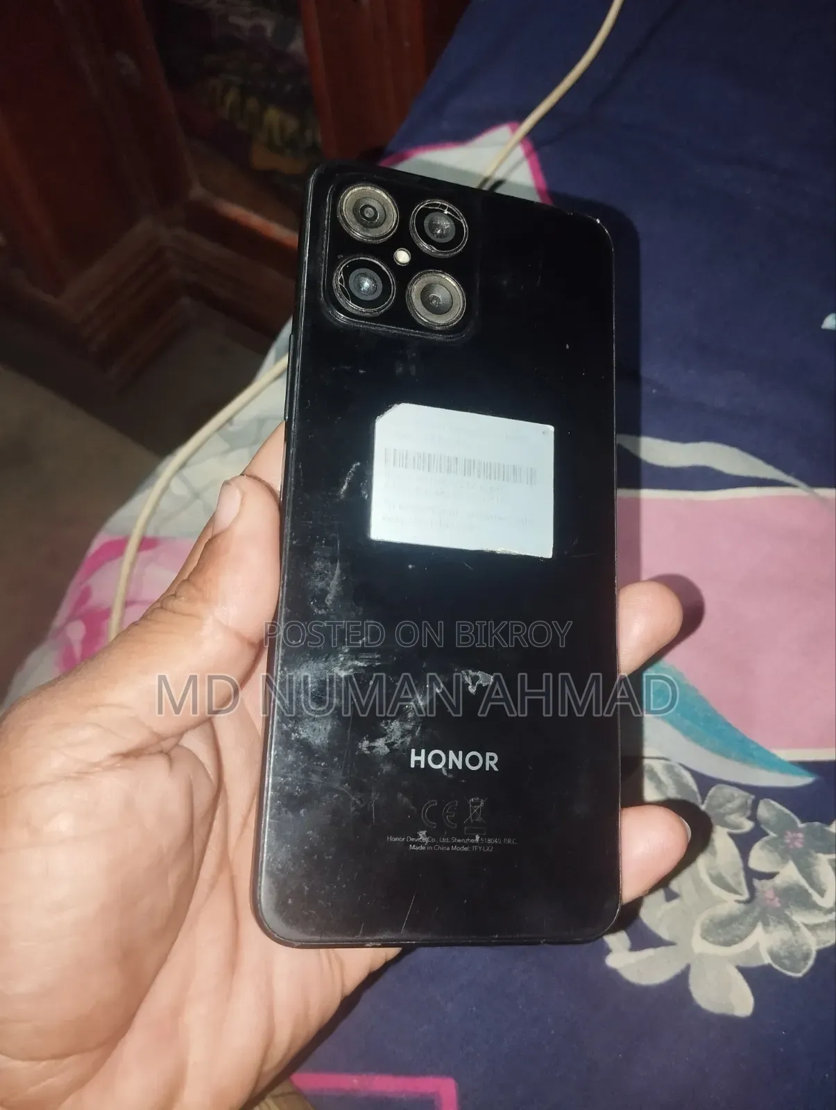 অনার এক্স৮ ৫জি ১২৮ জিবি ব্ল্যাক