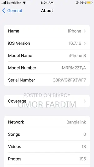 Apple iPhone 8 64 GB Red