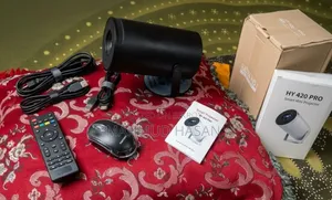 HY 420 Pro Android Smart Mini Projector - Full Box