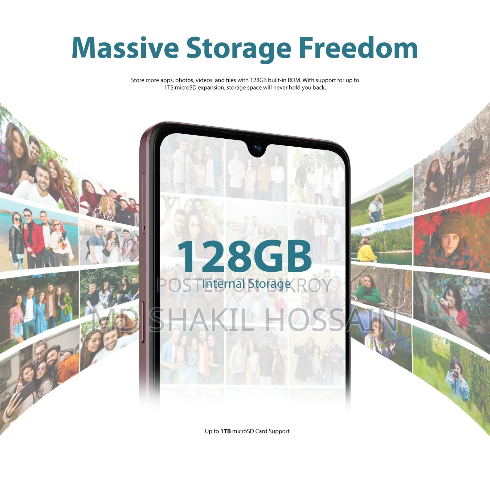 Walton NEXG N76 128 GB Black