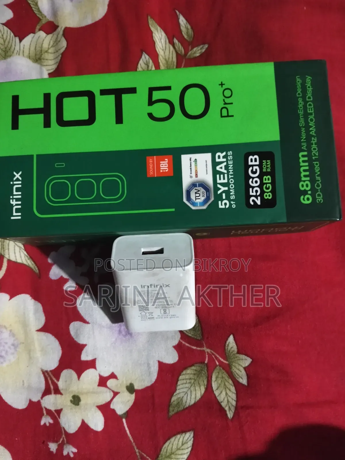 Infinix Hot 50 Pro+ 4G 256 GB Gray