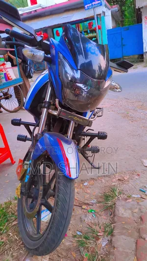 টিভিএস আপাচে আরটিআর ১৬০ ২ভি রিফ্রেশ এক্স-কানেক্ট ২০১৭ নীল