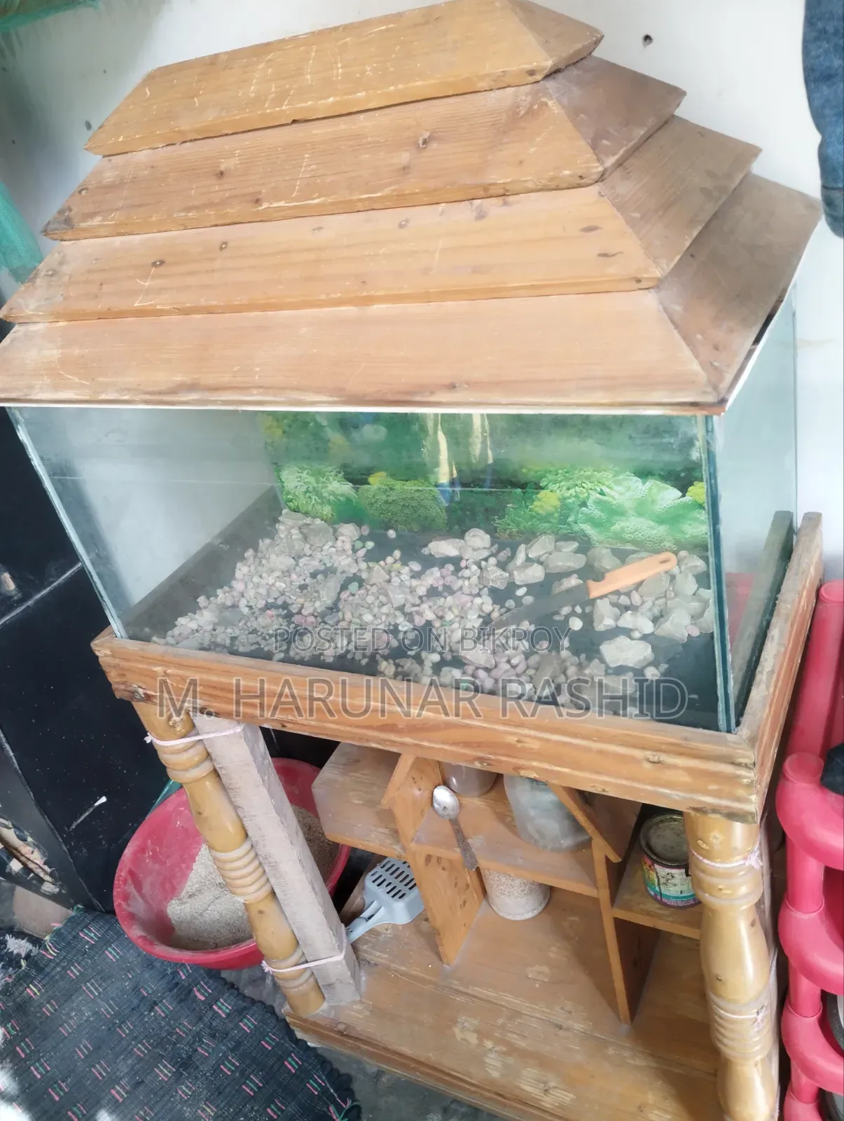 ২ ফুট বাই ১ ফুট অ্যাকোয়ারিয়াম উইথ ফ্রেম