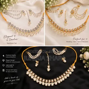 ✨ Elegant Pearl Necklace Set ✨
🤍
