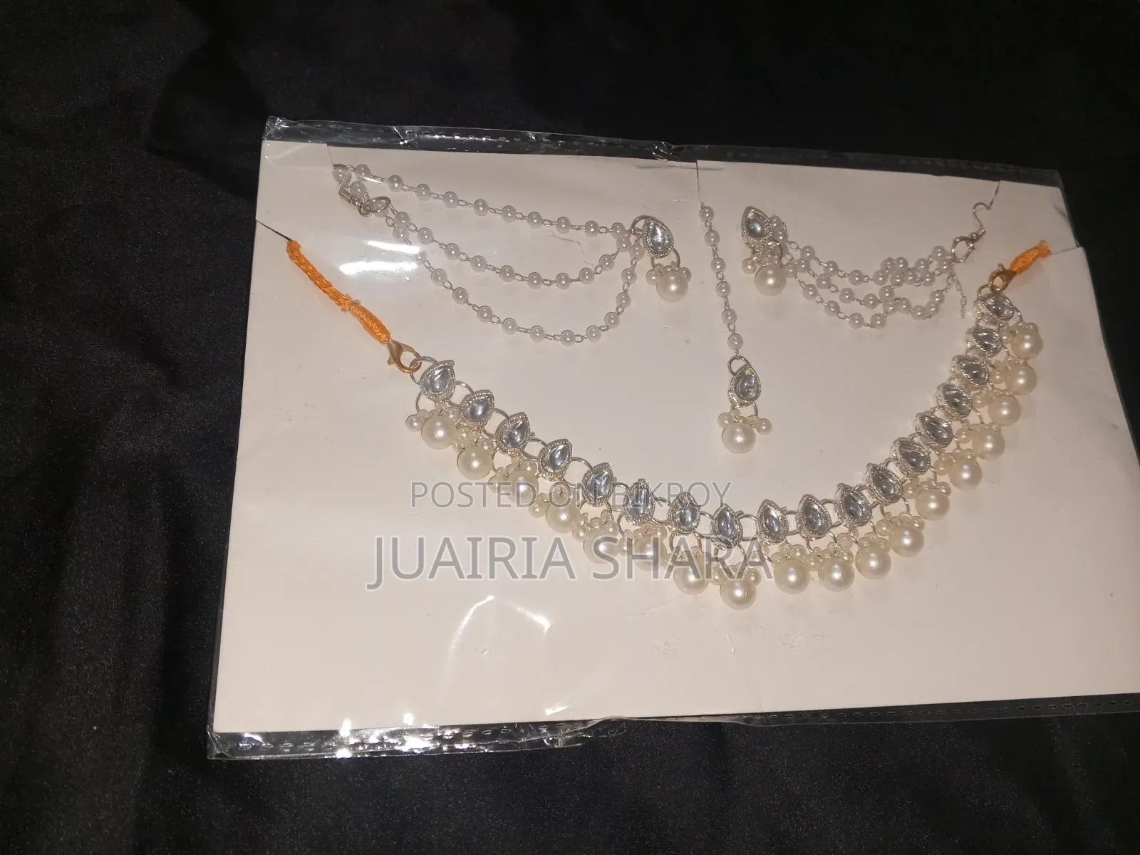 ✨ Elegant Pearl Necklace Set ✨
🤍