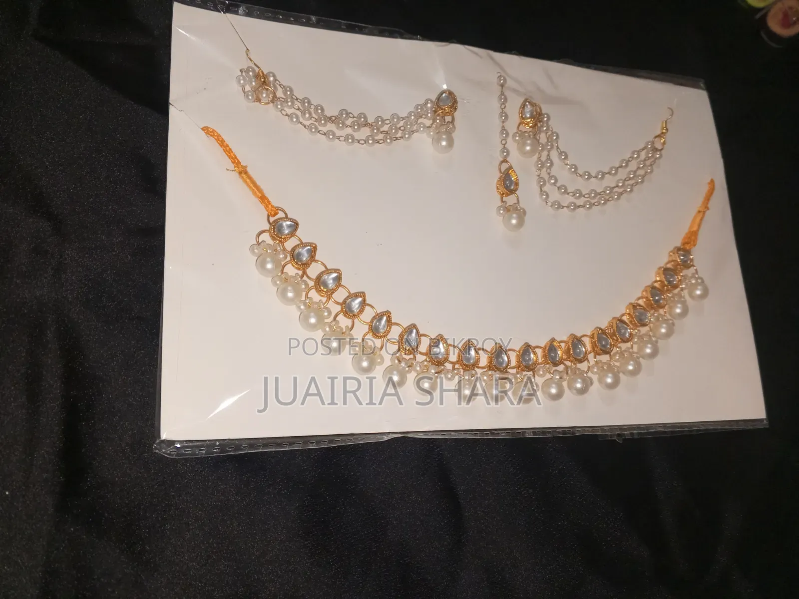 ✨ Elegant Pearl Necklace Set ✨
🤍