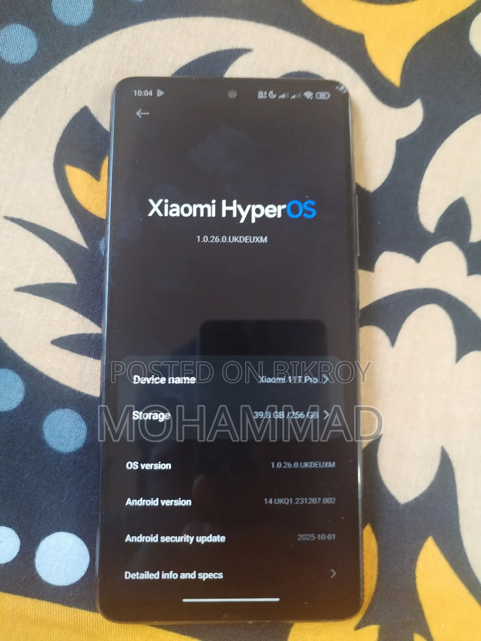 Xiaomi 11T Pro 256 GB Black
