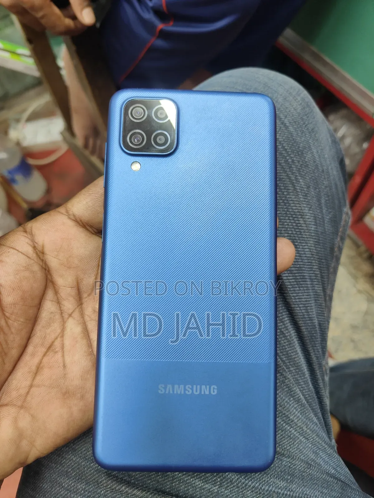 স্যামসাং গ্যালাক্সি এ১২ ৬৪ জিবি নীল