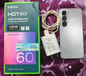 ইনফিনিক্স হট ৬০আই ১২৮ জিবি সিলভার