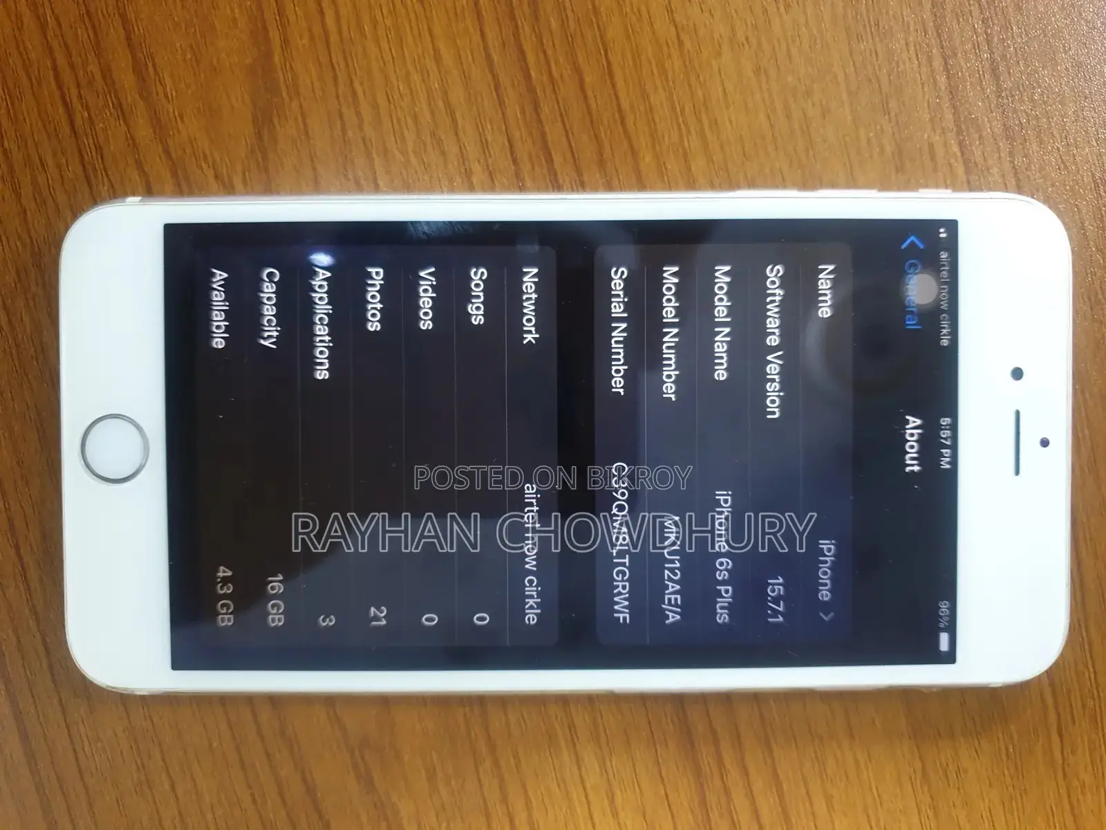 Apple iPhone 6s Plus 16 GB White