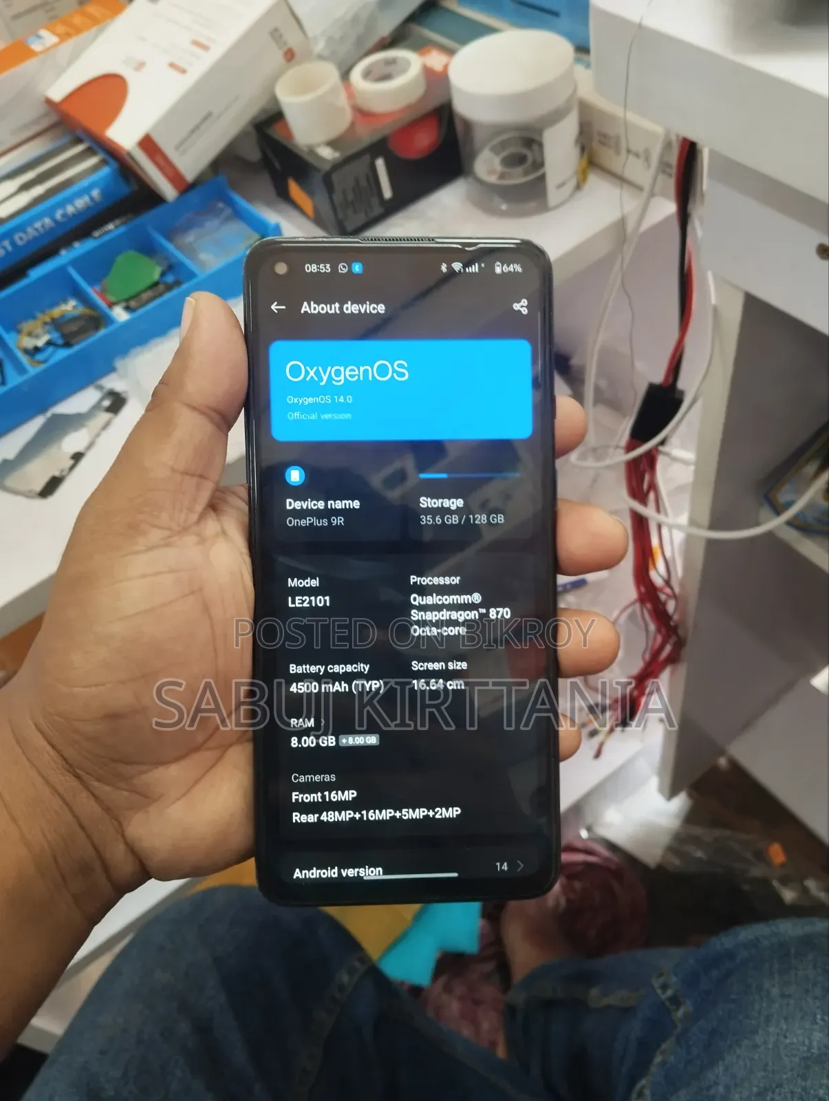 OnePlus 9R 128 GB Black
