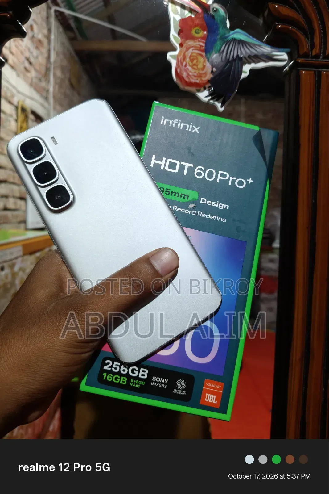 Infinix Hot 60 Pro+ 256 GB White