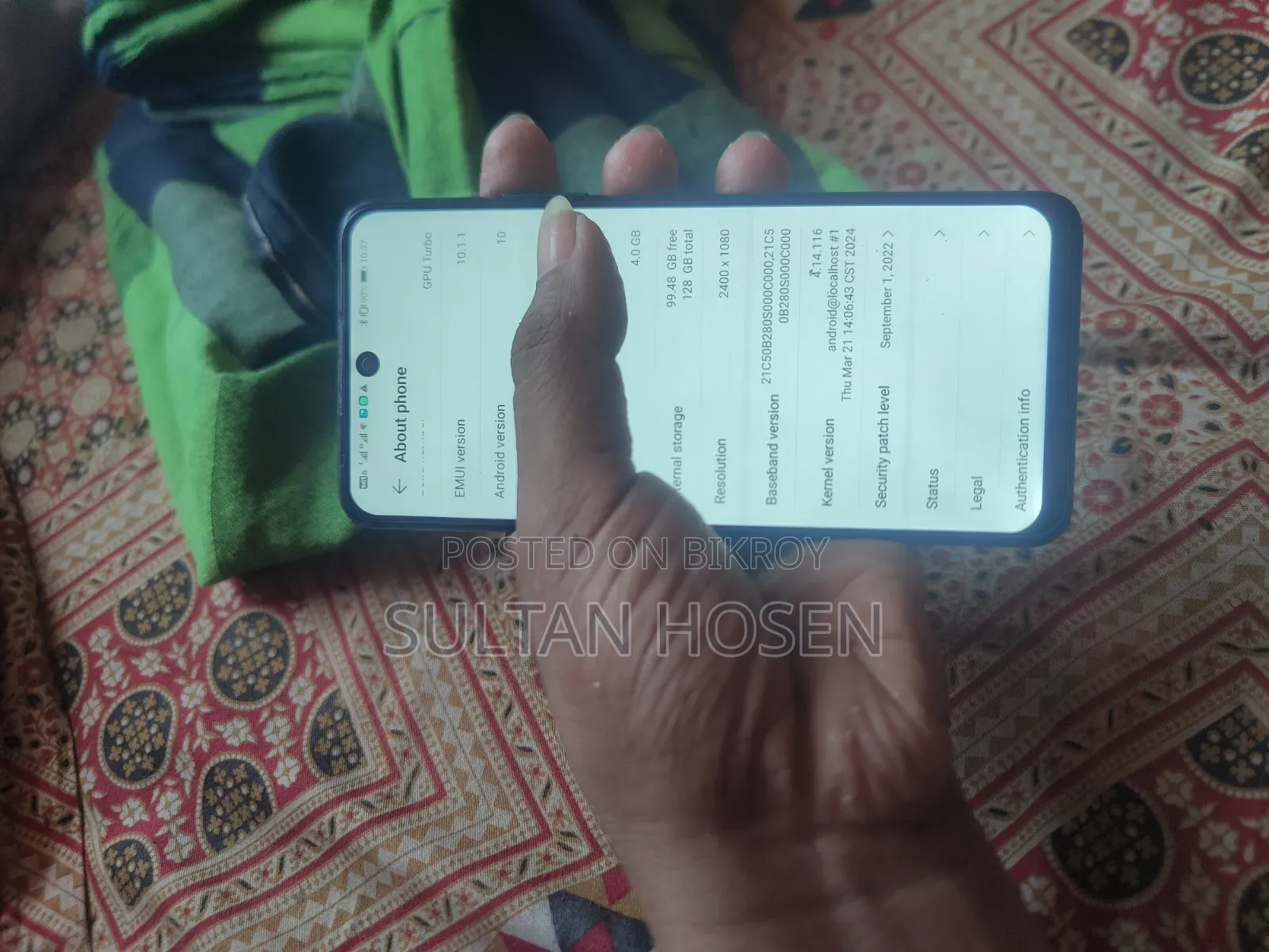 Huawei Y7a 128 GB Green