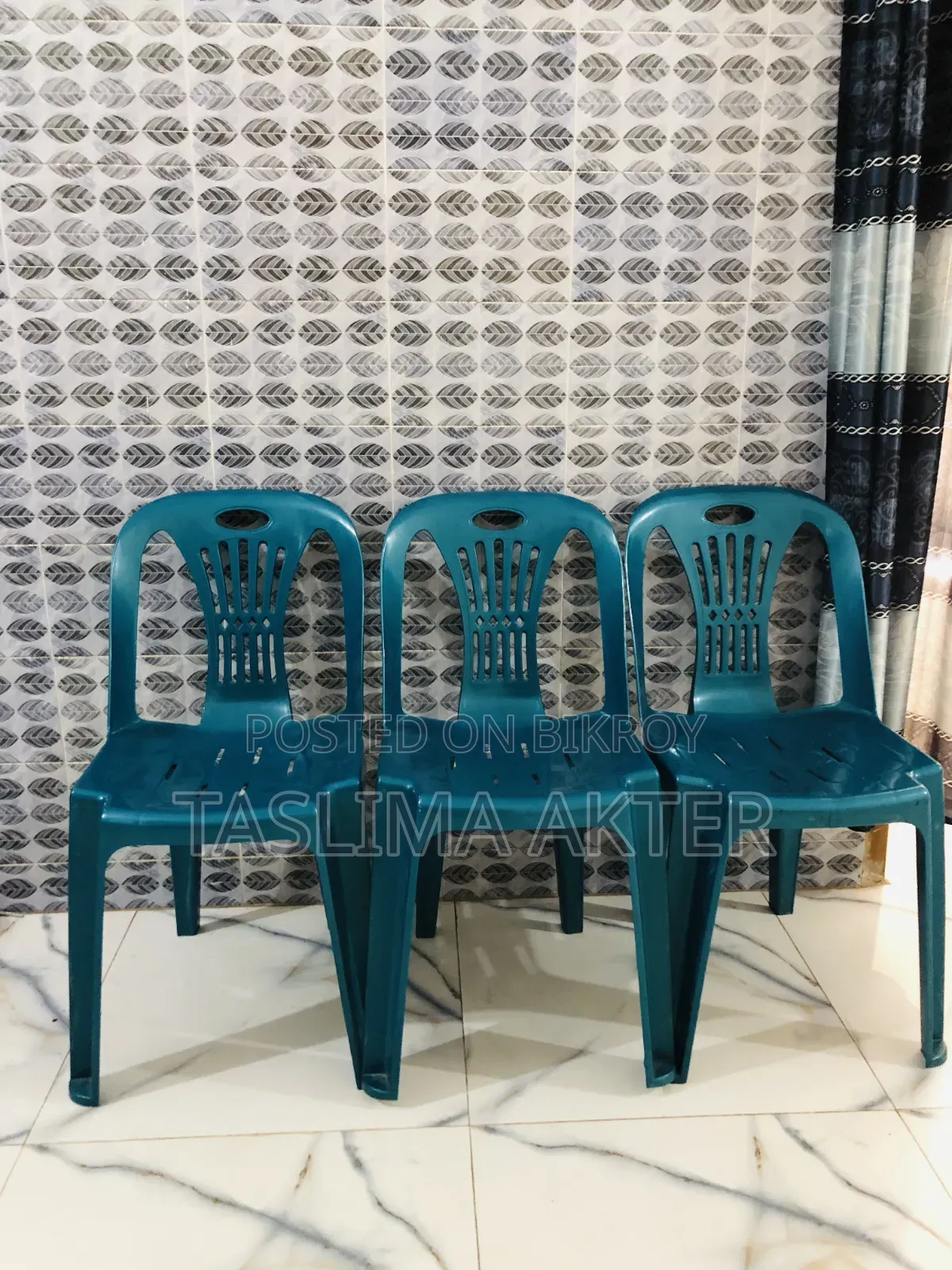 3 chairs will be sold.