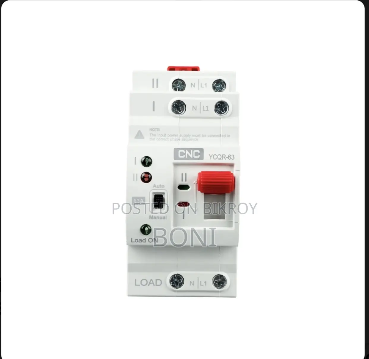 Mini Automatic Transfer Switch (ATS)-63A/2P/CNC