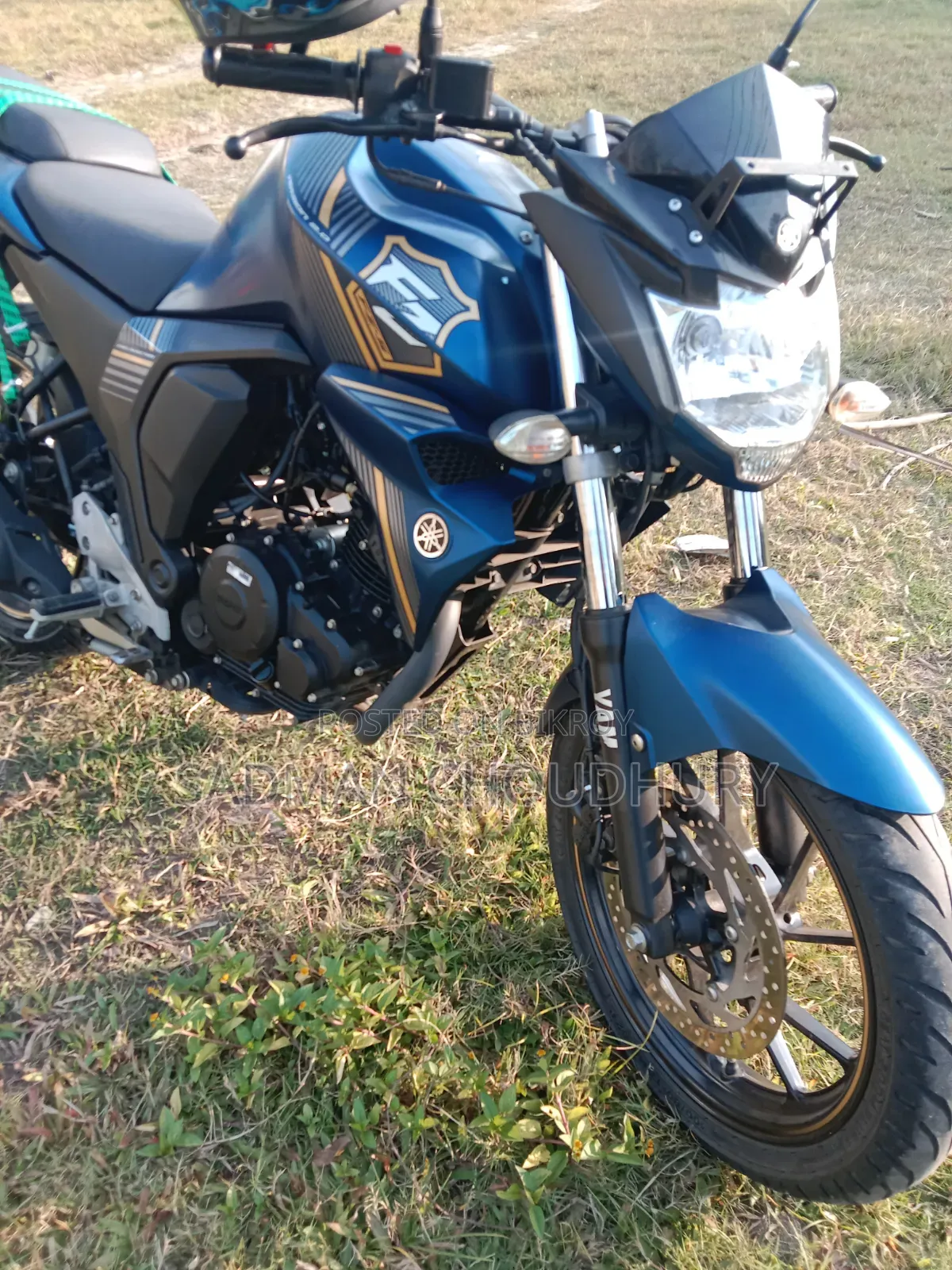 New Yamaha FZS V2 2022 Blue