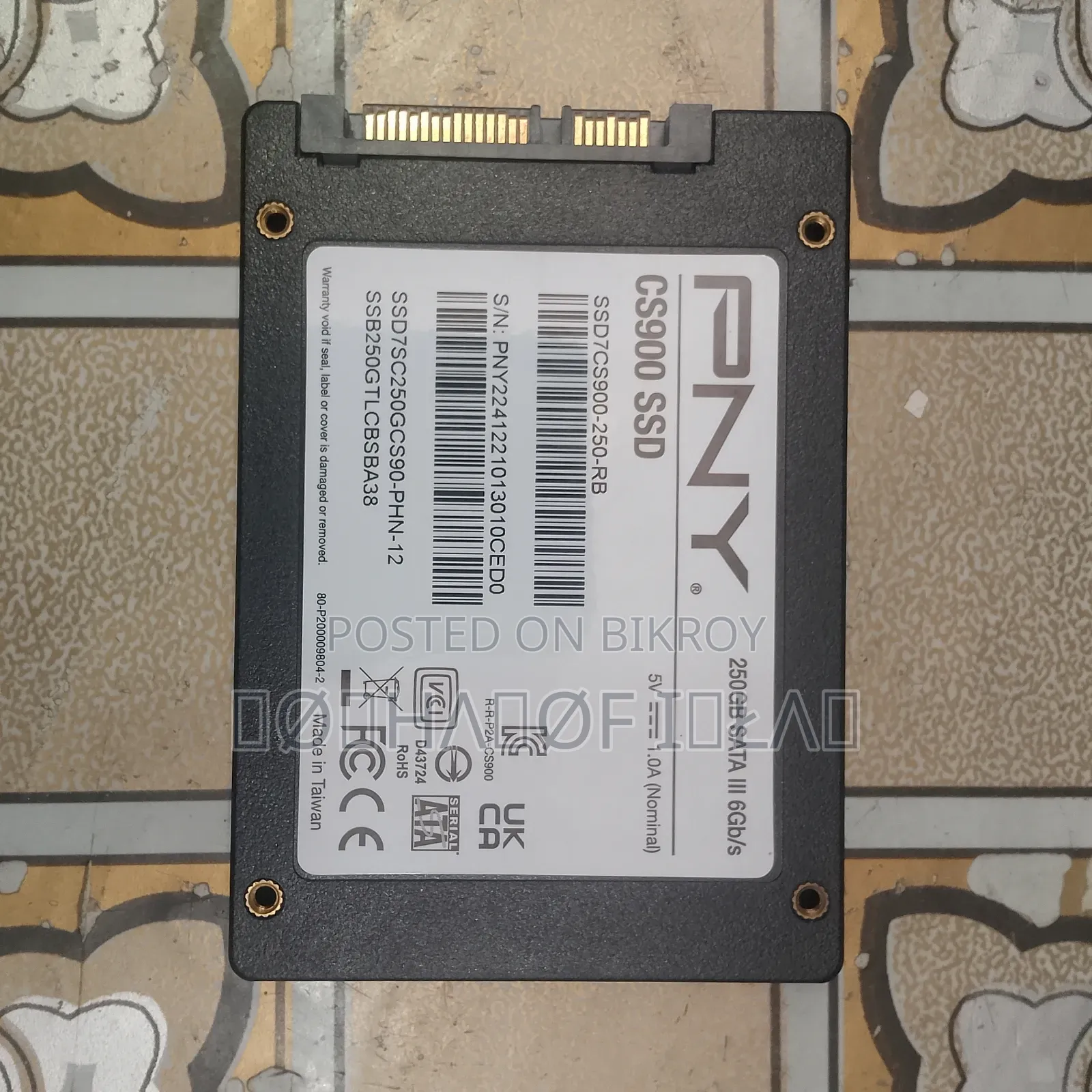 বিক্রয়ের জন্য PNY CS900 ২৫০জিবি এসএসডি | হাই-স্পিড এসএসডি