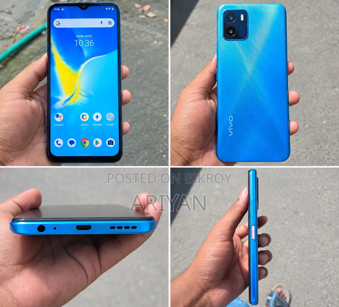 Vivo Y01 32 GB Blue