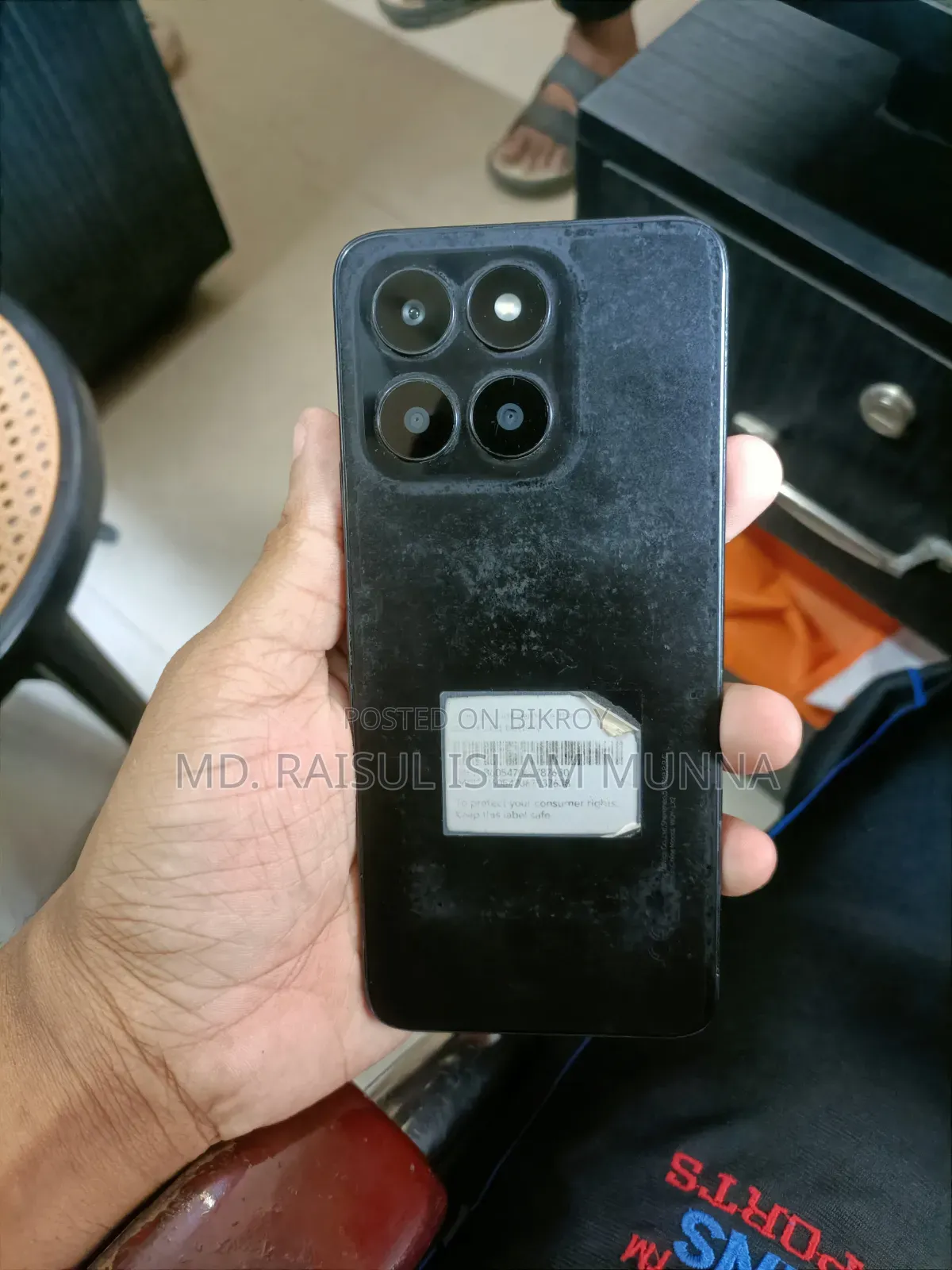 Honor X6a 128 GB Black