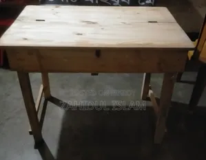 A wooden table and an RFL chair will be sold.
