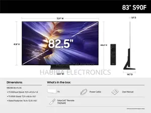 Samsung S90F 83" OLED TV WOLED (Self-Illuminating Pixels)