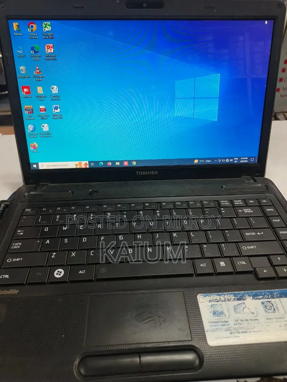 Laptop Toshiba Satellite C640 4GB Intel Core 2 Duo HDD 500GB