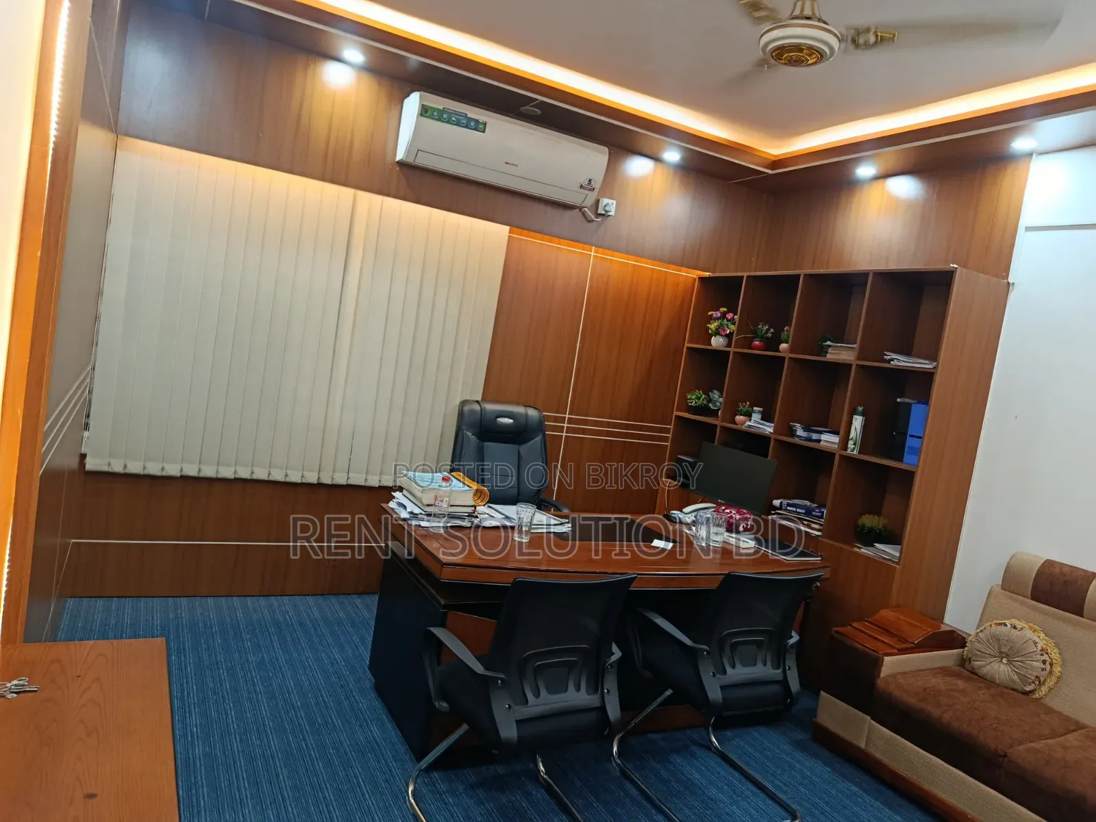 গুলশান ১ এ সম্পূর্ণ সাজানো অফিস স্পেস ভাড়ায় দেওয়া হবে