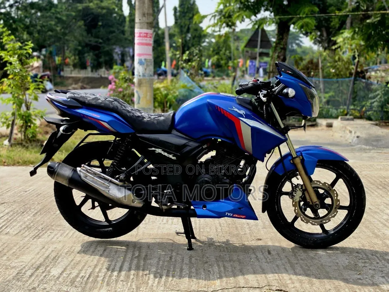 TVS Apache RTR 160 2V 2017 Blue