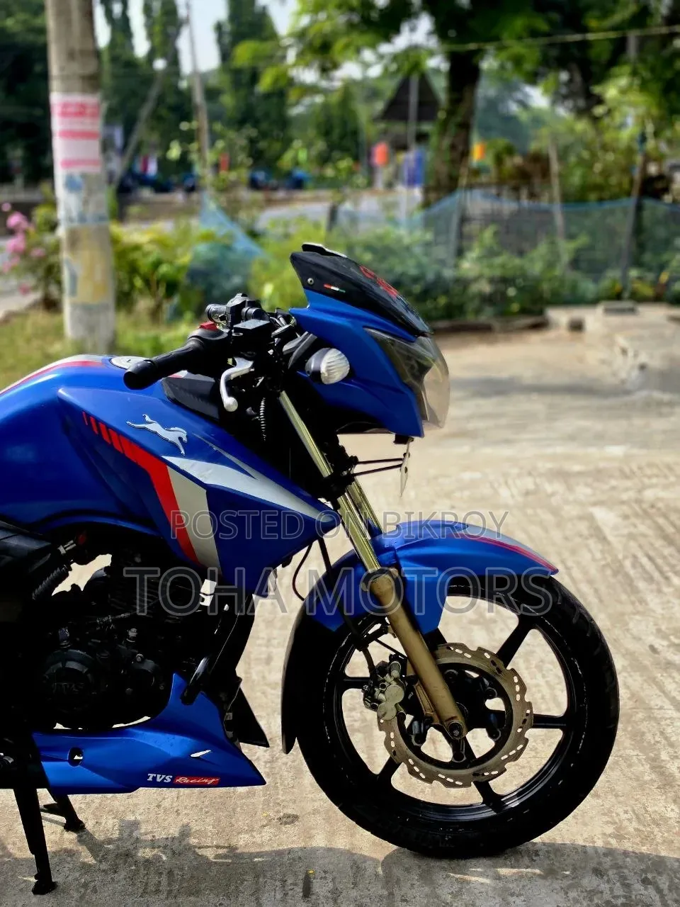 TVS Apache RTR 160 2V 2017 Blue