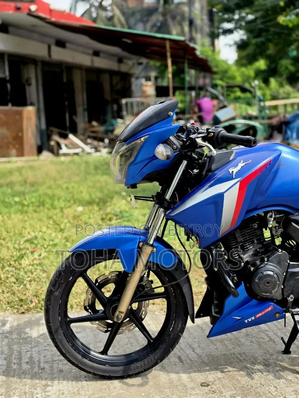 TVS Apache RTR 160 2V 2017 Blue