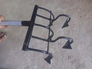 Use modern five-prong plow to loosen soil