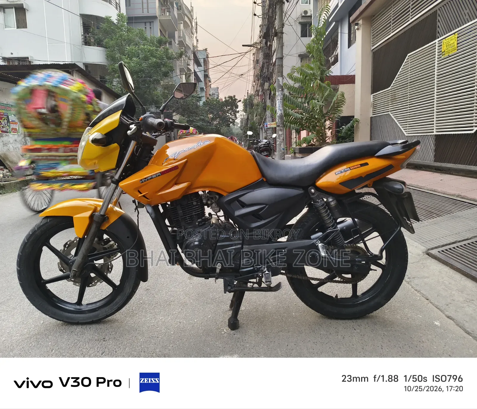 TVS Apache RTR 160 2V 2012 Gray