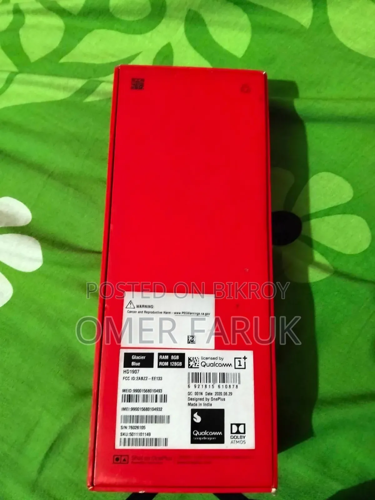 OnePlus 7T 128 GB Blue