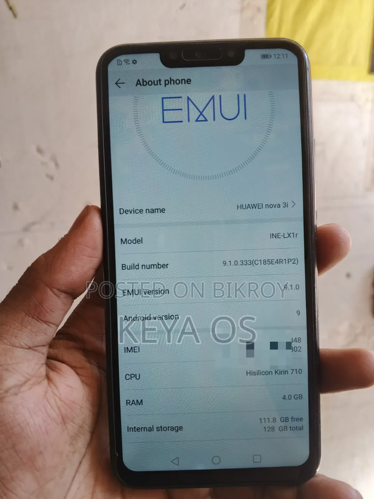 Huawei nova 3i 128 GB Black