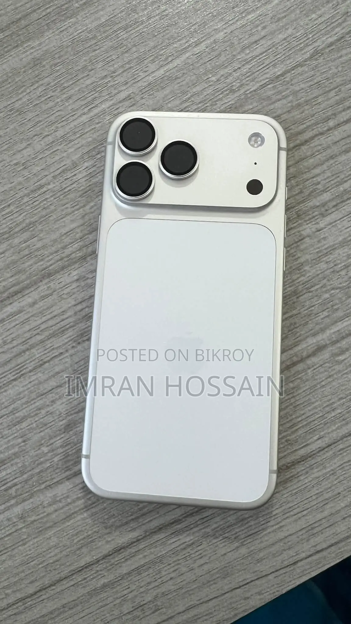 অ্যাপল আইফোন ১৭ প্রো ম্যাক্স ২৫৬ জিবি হোয়াইট