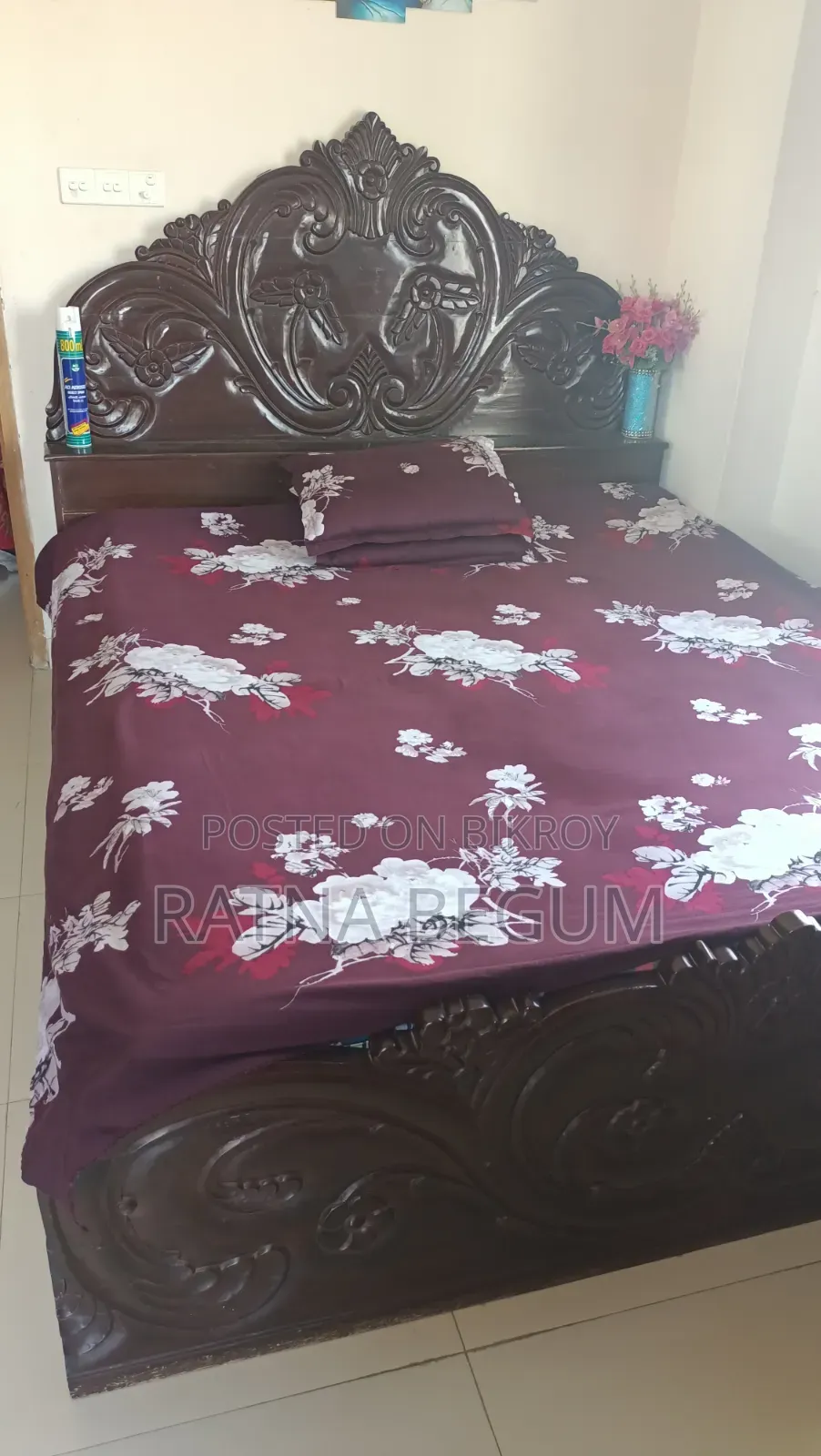 Teak Wood Bed