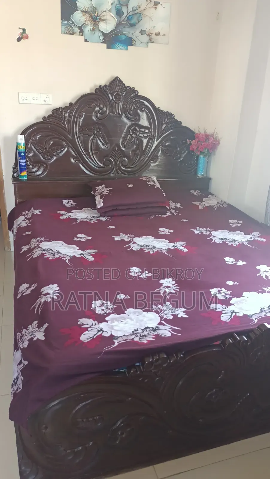 Teak Wood Bed
