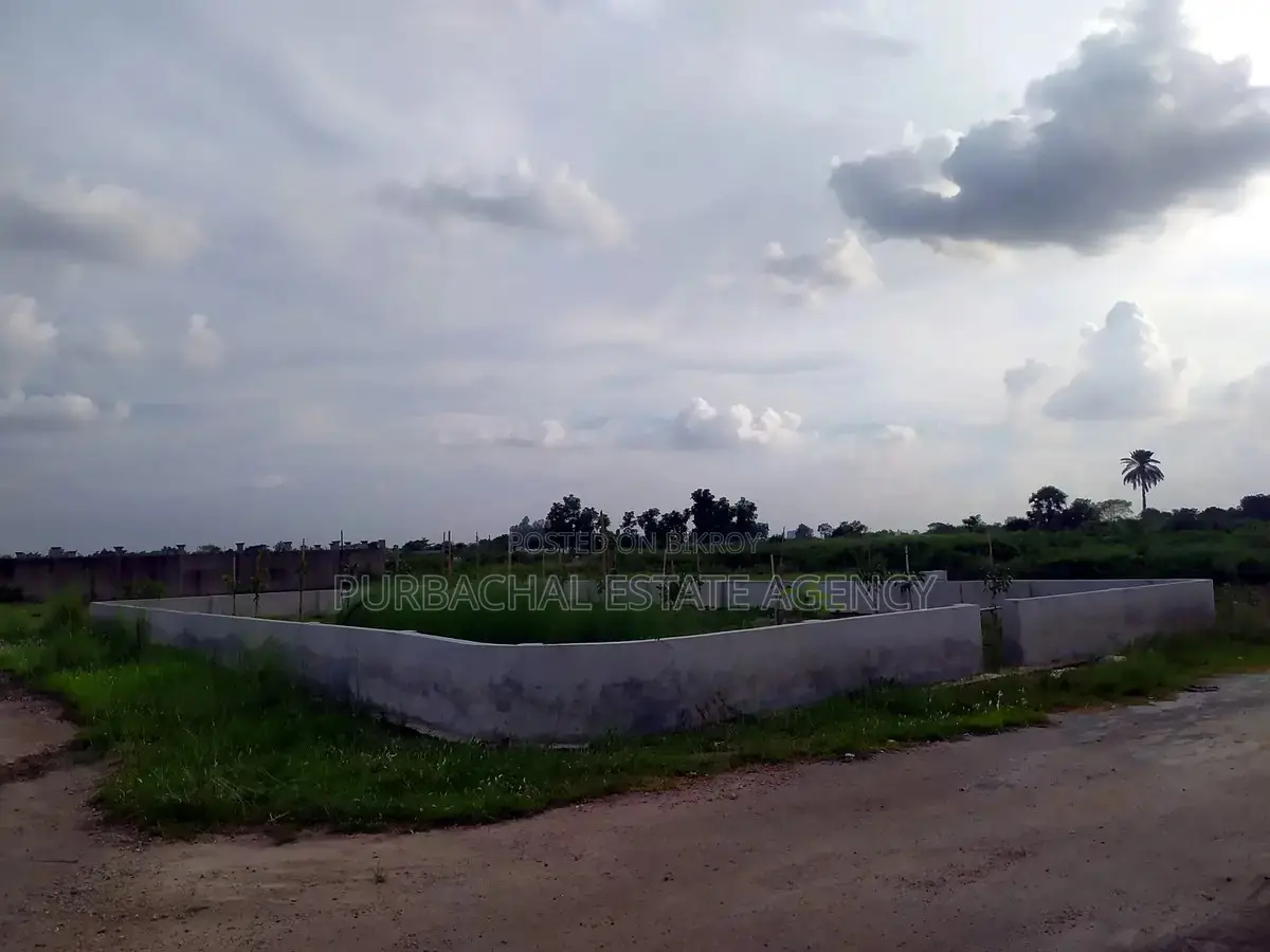 South-Facing 5 Katha Plot Near Mosque & Playground - Purbachal Sec 27