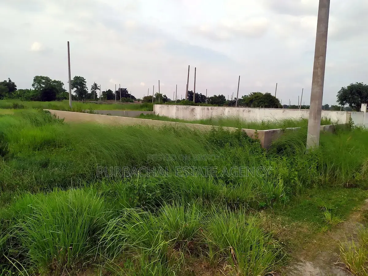 South-Facing 5 Katha Plot Near Mosque & Playground - Purbachal Sec 27