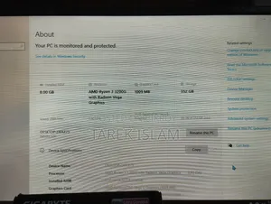 Desktop Computer Gigabyte 8GB AMD Ryzen 3 HDD+SSD 256GB
